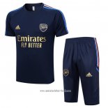 Chandal del Arsenal 2023 2024 Manga Corta Azul - Pantalon Corto
