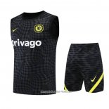 Chandal del Chelsea 2022 2023 Sin Mangas Negro