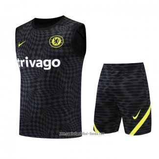 Chandal del Chelsea 2022 2023 Sin Mangas Negro