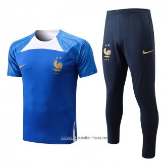 Chandal del Francia 2022 2023 Manga Corta Azul