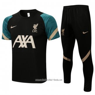 Chandal del Liverpool 2021 2022 Manga Corta Negro