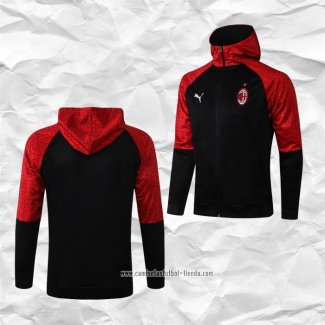 Chaqueta con Capucha del AC Milan 2021 Negro