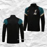 Chaqueta del Liverpool 2021 2022 Negro y Verde