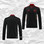Chaqueta del Manchester United 2022 2023 Negro y Rojo