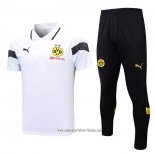Conjunto Polo del Borussia Dortmund 2023 2024 Blanco