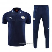 Conjunto Polo del Manchester City 2022 2023 Azul Marino