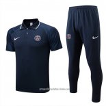 Conjunto Polo del Paris Saint-Germain 2022 2023 Azul Marino