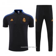 Conjunto Polo del Real Madrid 2022 2023 Negro y Azul