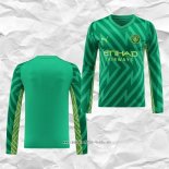 Camiseta Manchester City Portero 2023 2024 Manga Larga Verde