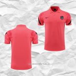 Camiseta Polo del Atletico Madrid 2022 2023 Rosa