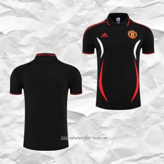 Camiseta Polo del Manchester United 2022 2023 Negro