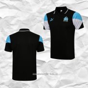 Camiseta Polo del Olympique Marsella 2021 2022 Negro