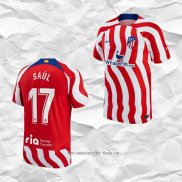 Camiseta Primera Atletico Madrid Jugador Saul 2022 2023