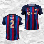 Camiseta Primera Barcelona Jugador Dest 2022 2023