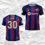 Camiseta Primera Barcelona Jugador Gavi 2022 2023