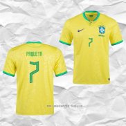 Camiseta Primera Brasil Jugador Paqueta 2022