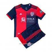 Camiseta Primera Cagliari Calcio 2021 2022 Nino