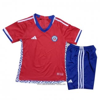 Camiseta Primera Chile 2022 Nino