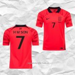 Camiseta Primera Corea del Sur Jugador Son Heung Min 2022