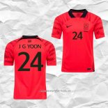 Camiseta Primera Corea del Sur Jugador Yoon Jong Gyu 2022