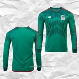 Camiseta Primera Mexico 2022 Manga Larga