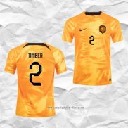 Camiseta Primera Paises Bajos Jugador Timber 2022