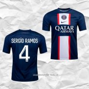 Camiseta Primera Paris Saint-Germain Jugador Sergio Ramos 2022 2023