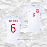 Camiseta Primera Polonia Jugador Wieteska 2022