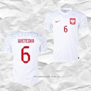 Camiseta Primera Polonia Jugador Wieteska 2022