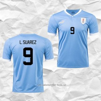 Camiseta Primera Uruguay Jugador L.Suarez 2022