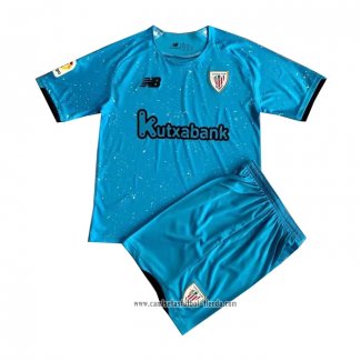 Camiseta Segunda Athletic Bilbao Portero 2021 2022 Nino