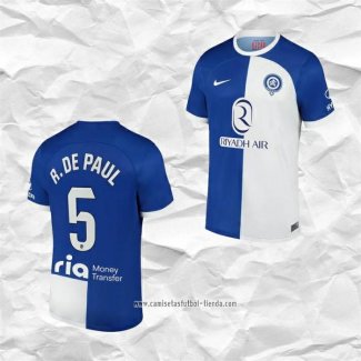 Camiseta Segunda Atletico Madrid Jugador R.De Paul 2023 2024