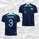 Camiseta Segunda Australia Jugador Atkinson 2022