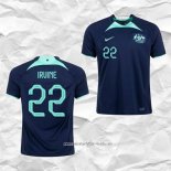 Camiseta Segunda Australia Jugador Irvine 2022