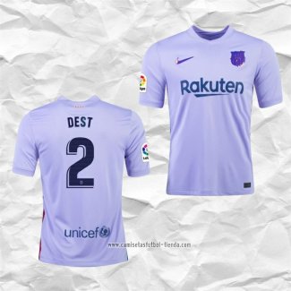 Camiseta Segunda Barcelona Jugador Dest 2021 2022