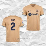 Camiseta Segunda Barcelona Jugador Dest 2022 2023
