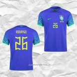 Camiseta Segunda Brasil Jugador Rodrygo 2022