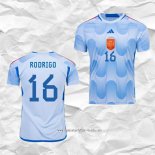 Camiseta Segunda Espana Jugador Rodrigo 2022