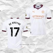 Camiseta Segunda Manchester City Jugador De Bruyne 2023 2024