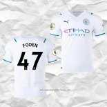 Camiseta Segunda Manchester City Jugador Foden 2021 2022