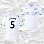 Camiseta Segunda Manchester City Jugador Stones 2021 2022