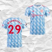 Camiseta Segunda Manchester United Jugador Wan-Bissaka 2021 2022