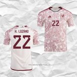 Camiseta Segunda Mexico Jugador H.Lozano 2022
