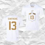 Camiseta Segunda Serbia Jugador S.Mitrovic 2022