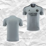 Camiseta de Entrenamiento Paris Saint-Germain Jordan 2023 2024 Gris