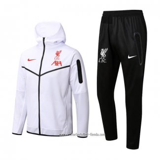 Chandal con Capucha del Liverpool 2022 2023 Blanco