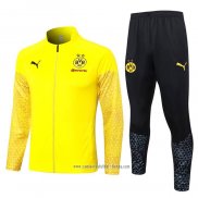 Chandal de Chaqueta del Borussia Dortmund 2023 2024 Amarillo