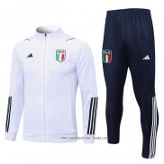 Chandal de Chaqueta del Italia 2023 2024 Blanco