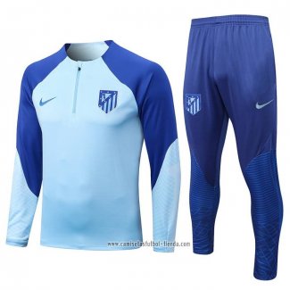 Chandal de Sudadera del Atletico Madrid 2022 2023 Azul