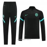 Chandal de Sudadera del Inter Milan 2021 2022 Negro